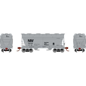 Athearn # ATH93461 HO RTR ACF 2970 Cover Hopper, N&W #180423