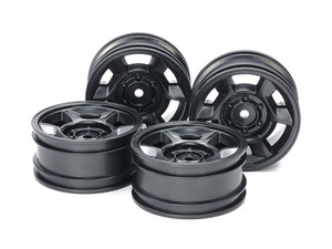 Tamiya #51688 CC-02 6 Spoke Wheels 26mm +4 (4pces) Tamiya #51688 CC-02 6 Spoke Wheels 26mm +4 (4pces)