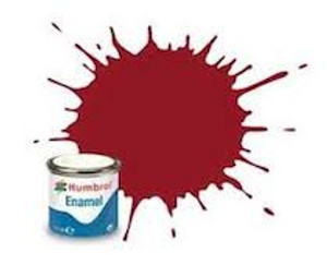 Humbrol Enamel #20 Gloss Crimson Red 14 ml Tinlet