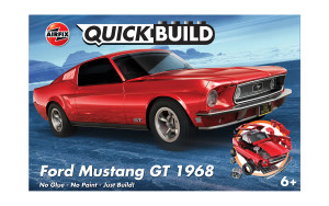 Airfix #J6035 Quick Build Ford Mustang GT 1968 Airfix #J6035 Quick Build Ford Mustang GT 1968