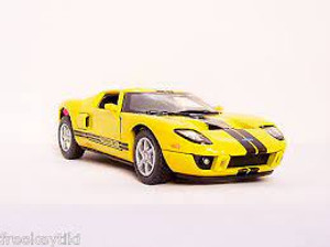 Kinsmart #5902 1/36 2006 Ford GT-Yellow/Black Stripes Kinsmart #5902 1/36 2006 Ford GT-Yellow/Black Stripes