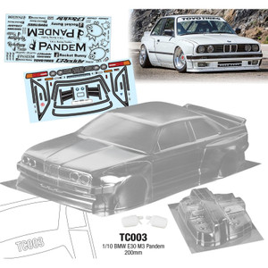 Team C #TC003 1/10 BMW M3 E30 Body Set