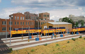 Walthers Cornerstone #933-4161  HO Modern Diesel Service Fueling Facility Walthers Cornerstone #933-4161  HO Modern Diesel Service Fueling Facility