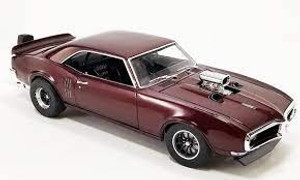 ACME #A18005216 1/18 1968 Pontiac Firebird-"Drag Outlaws"Custom Metallic Maroon ACME #A18005216 1/18 1968 Pontiac Firebird-"Drag Outlaws"Custom Metallic Maroon