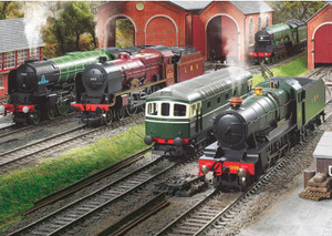 Hornby #HB5003 The Engine Shed-1000 Pce Puzzle Hornby #HB5003 The Engine Shed-1000 Pce Puzzle