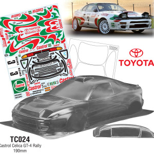 Team C #TC024 1/10 Toyota Celica Rally 190mm