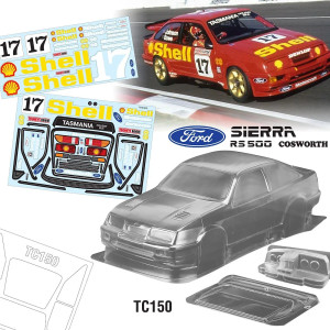 Team C #TC150-S 1/10 Ford Sierra RS500, Dick Johson 190mm