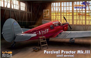 Dora Wing #48016 1/48 Percival Proctor Mk.III (civil registration) << Dora Wings Dora Wing #48016 1/48 Percival Proctor Mk.III (civil registration) << Dora Wings