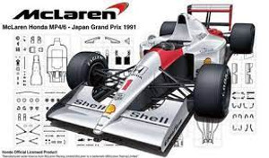 Fujimi #092133 1/20 1991 McLaren Honda MP4/6 Fujimi #092133 1/20 1991 McLaren Honda MP4/6