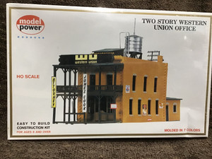 Model Power #452 HO Two Story Western Union Office Model Power #452 HO Two Story Western Union Office