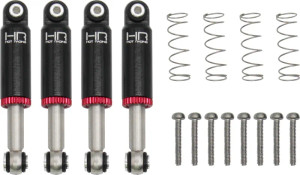 Hot Racing #SXTF32TD02  Black Internal Spring Air Shocks 32mm SCX24