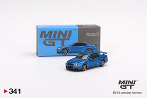 Mini GT #00341 1/64 Nissan Skyline GT-R Bayside Blue Mini GT #00341 1/64 Nissan Skyline GT-R Bayside Blue