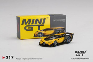 Mini GT #00317 1/64 Bugatti Vision Gran Turismo-Yellow