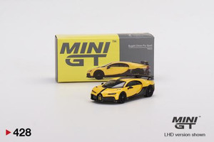 Mini GT #00428 1/64 Bugatti Chiron Pur Sport-Yellow Mini GT #00428 1/64 Bugatti Chiron Pur Sport-Yellow