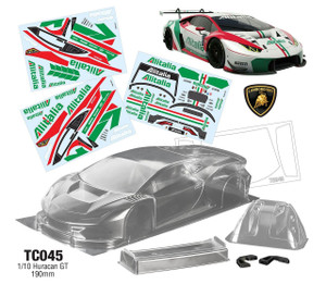 Team C #TC045-A 1/10 LAMBORGHINI HURACAN GT3 CLEAR BODY SET