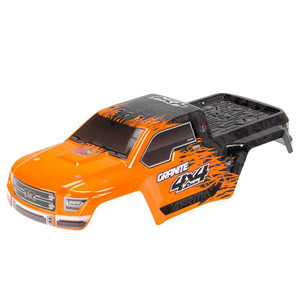 ARRMA #AR402208 Granite 4x4 BLX Painted Body-Orange/Black ARRMA #AR402208 Granite 4x4 BLX Painted Body-Orange/Black