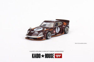 Mini GT #MGTKHMG023 1/64 Datsun Fairlady Z Kaido House-Dark Red