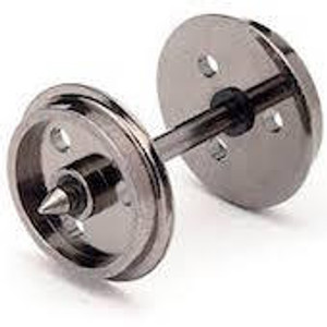 Hornby #R8097 12.6mm Diameter Metal Wheels (10Pcs)