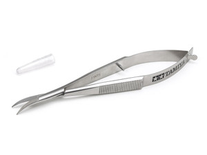 Tamiya #74151 Mini 4WD Curved Scissors (for Polycarbonate Bodies) Tamiya #74151 Mini 4WD Curved Scissors (for Polycarbonate Bodies)