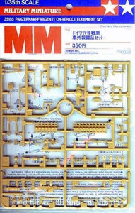 Tamiya #35185 1/35 Panzerkampfwagen - Equipment Set Tamiya #35185 1/35 Panzerkampfwagen - Equipment Set