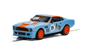 Scalextric #C4209 1/32 Aston Martin V8 - Gulf Edition - Rikki Cann Racing Scalextric #C4209 1/32 Aston Martin V8 - Gulf Edition - Rikki Cann Racing