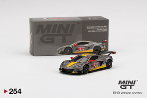Mini GT #MGT00254 1/64Chevrolet Corvette C8 #4 2020 IMSA 24h