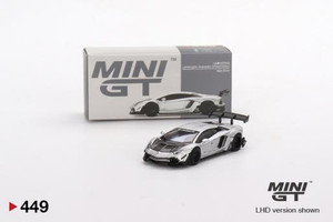 Mini GT #MGT00451 1/64 LB★WORKS Lamborghini Aventador Limited Edition -Matt Silver Mini GT #MGT00451 1/64 LB★WORKS Lamborghini Aventador Limited Edition -Matt Silver