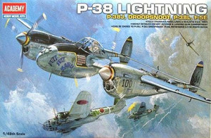 Academy #12282 1/48 P-38 Lightning 'Combination Version' Academy #12282 1/48 P-38 Lightning 'Combination Version'