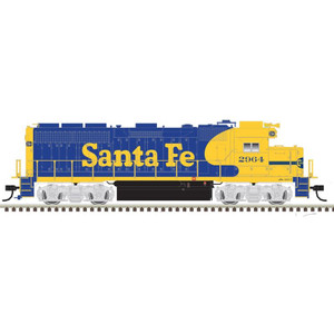 Atlas # 10004013 Master HO Silver EMD GP40, Standard DC, Santa Fe #2964