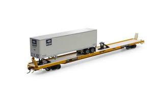 Athearn Genesis #ATHG69608 HO Trailer Train F89F 89' Flat Car w/2 40' Trailers Athearn Genesis #ATHG69608 HO Trailer Train F89F 89' Flat Car w/2 40' Trailers
