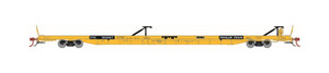 Athearn Genesis # ATHG69598 HO F89-F TOFC Flat Car, TTX Yellow #155700 Athearn Genesis # ATHG69598 HO F89-F TOFC Flat Car, TTX Yellow #155700
