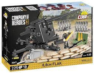 COBI #3047 8,8 cm Flak-220 pieces COBI #3047 8,8 cm Flak-220 pieces