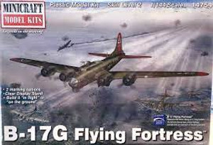 Minicraft #14754 1/144 B-17G Flying Fortress Minicraft #14754 1/144 B-17G Flying Fortress