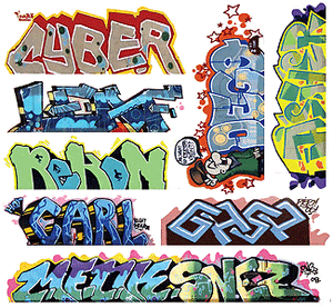 Blair Line #2261 Graffiti Decals Mega Set -- Set #12 pkg(8) Blair Line #2261 Graffiti Decals Mega Set -- Set #12 pkg(8)