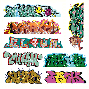 Blair Line #2248 HO Graffiti Decals Mega Set -- Set #5 pkg(8) Blair Line #2248 HO Graffiti Decals Mega Set -- Set #5 pkg(8)