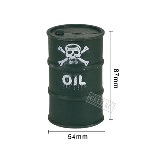 Rc Access  # 1/10 Scale Plastic Oil Drum (green)