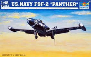 Trumpeter #02832 1/48 US Navy F9F-2 "Panther"-Preloved
