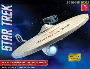 AMT #1080 1/537 Star Trek USS Enterprise NCC-1701 Refit Version AMT #1080 1/537 Star Trek USS Enterprise NCC-1701 Refit Version