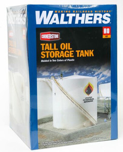 Walthers Cornerstone #933-3168 HO Tall Oil Storage Tank w/Berm Walthers Cornerstone #933-3168 HO Tall Oil Storage Tank w/Berm