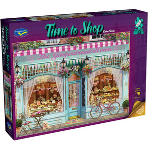 Holdson #77531 Time to Shop Cake Shop 1000 Pce Puzzle Holdson #77531 Time to Shop Cake Shop 1000 Pce Puzzle