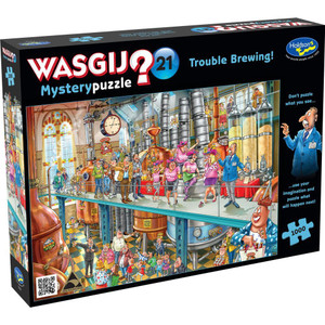Holdson #77436 Wasgij 21-Trouble Brewing 1000 Pce Puzzle Holdson #77436 Wasgij 21-Trouble Brewing 1000 Pce Puzzle