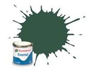 Humbrol Enamel #116 Matt US Dark Green 14ml Tinlet