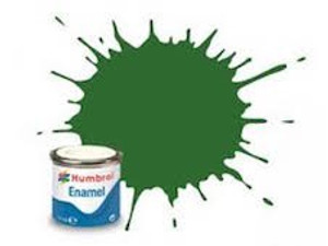 Humbrol Enamel #131 Satin Mid Green 14ml Tinlet