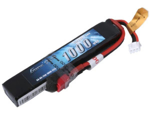 Gens-Ace #GA1000-2S25-AS 1000mAh 25C 2S 7.4v Airsoft Gun Lipo Battery, T-Plug/Deans Gens-Ace #GA1000-2S25-AS 1000mAh 25C 2S 7.4v Airsoft Gun Lipo Battery, T-Plug/Deans