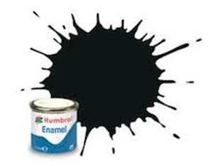 Humbrol Enamel #91 Matt Black Green 14ml Tinlet Humbrol Enamel #91 Matt Black Green 14ml Tinlet