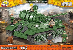 Cobi # 2524 T-34/85 Rudy 102 Limited Edition Cobi # 2524 T-34/85 Rudy 102 Limited Edition