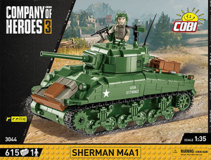 COBI #3044 1/35 Sherman M4A1-615 pieces COBI #3044 1/35 Sherman M4A1-615 pieces