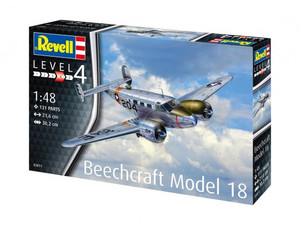 Revell # 03811 1/48 Beechcraft Model 18 model kit Revell # 03811 1/48 Beechcraft Model 18 model kit