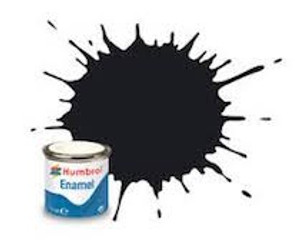 Humbrol Enamel #201 Metallic Black 14ml Tinlet Humbrol Enamel #201 Metallic Black 14ml Tinlet