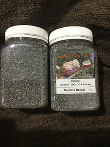Scenic Textures #B4M1 Medium Ballast - 'Mainline' (Grey) 400cc Scenic Textures #B4M1 Medium Ballast - 'Mainline' (Grey) 400cc